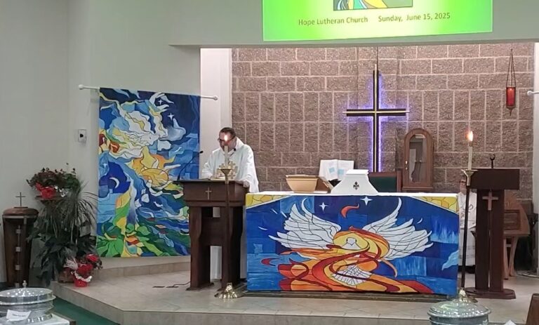 Hope Lutheran Church Sunday Service June 15 2025